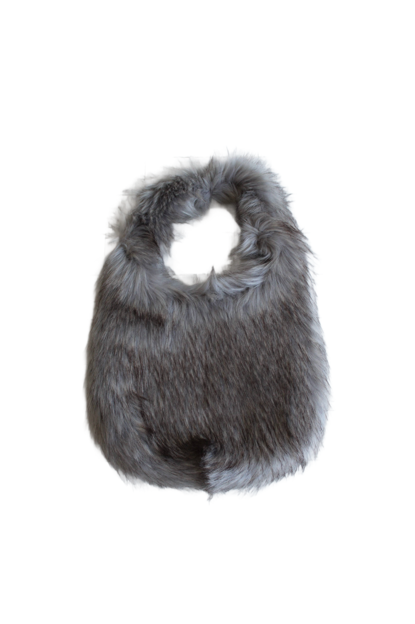 White Furr Raquell Bag